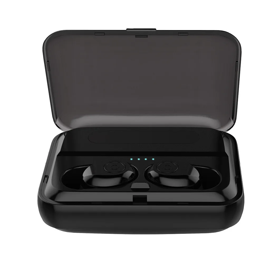 Bluetooth 5,0 Твин беспроводные Bluetooth наушники гарнитура стереонаушники наушники-вкладыши Встроенный микрофон с зарядной базой