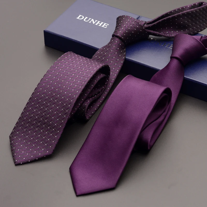 Высокое качество, новинка, шелковые Формальные Свадебные Галстуки для мужчин, тонкий галстук 6 см, дизайнерский бренд, кофейный черный галстук на шею с подарочной коробкой