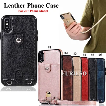 

Fashion Creative Phone Case Leather Wallet Case 2 in 1 For iPhone 11 Pro xs XR Max 7 8 Samsung Note9 S10 Plus P30 lite Newest
