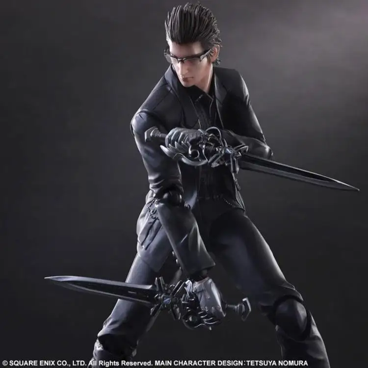 28 см Play Arts Kai Ignis Scientia Final Fantasy XV Аниме Фигурки ПВХ Модель Коллекция оригинальная