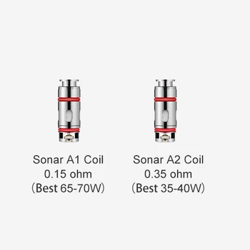 

Original Vaptio Sonar Max Coil 0.15ohm 0.35ohm Core Head Replaceable Coils For Sonar Max Vape Kit 4.5ml Fit Single 18650 Battery