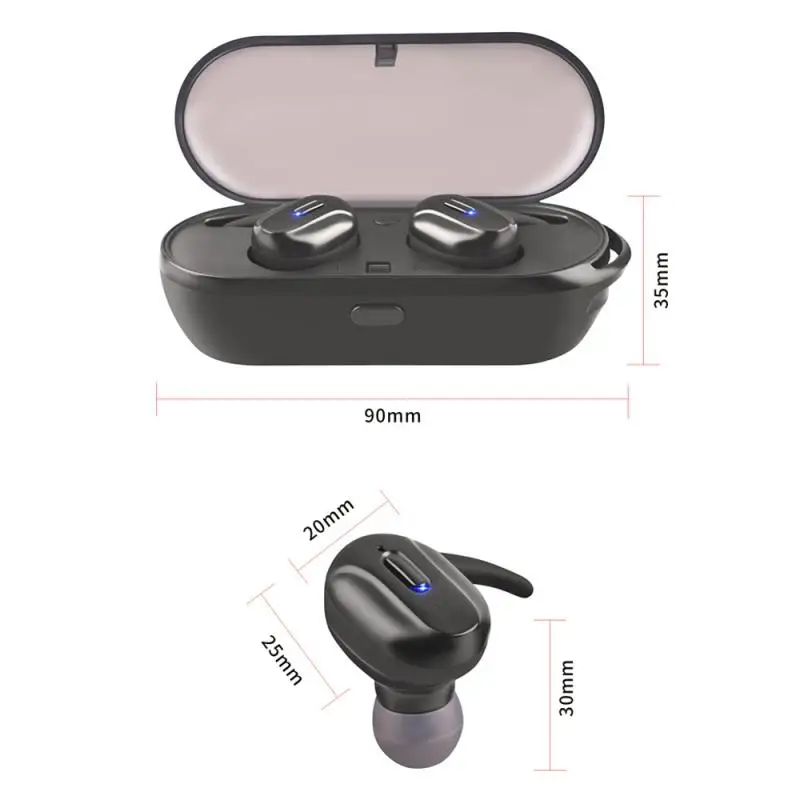 Новинка Мини T26 в уши Bluetooth 5,0 стерео гарнитура TWS наушники беспроводные наушники стереонаушники для музыки