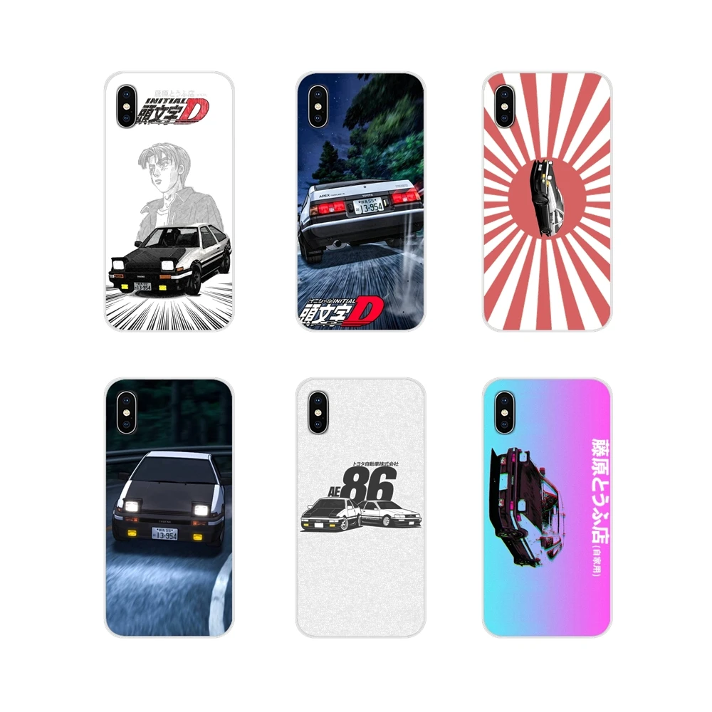 Аксессуары чехлы для телефонов Чехлы Xiaomi Mi4 Mi5 Mi5S Mi6 Mi A1 A2 A3 5X 6X 8 CC 9 T Lite SE Pro INITIAL D AE86 |