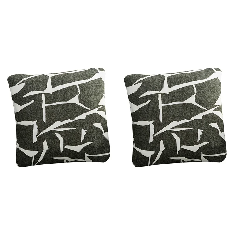 Dark Grey 45*45 см 2 шт соответствующие наволочки с рисунком эластичная Подушка Чехол для автомобиля диван для оформления дома Декор кровати декоративная наволочка - Цвет: Dark Grey