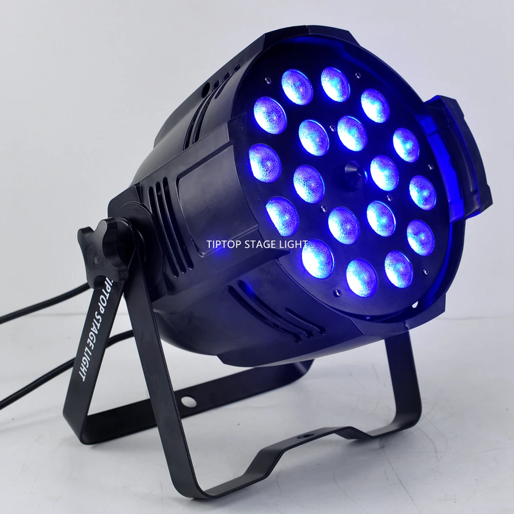 TIPTOP TP P80B 18x18 Вт RGBWA UV 6в1 беспроводной светодиодный Zoom Par Светильник бесшумный Movement