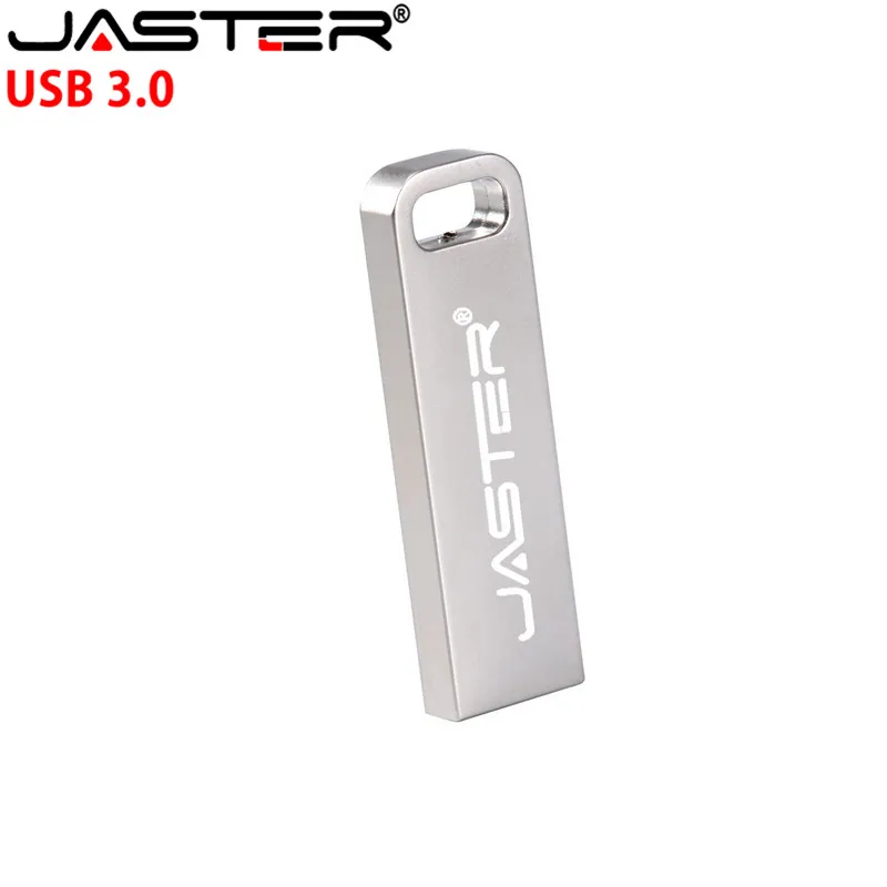 JASTER USB 3,0, водонепроницаемый USB флеш-накопитель, металлическая серебристая ручка, 4 ГБ, 16 ГБ, 32 ГБ, 64 ГБ, флешка, карта памяти, u-диск, логотип на заказ