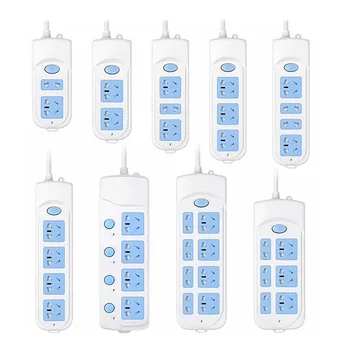 

Power Strip EU UK US AU Plug to China AC Outlet Socket Adapter 1.8M Extension Cord with Switch Indicator Light Safety door