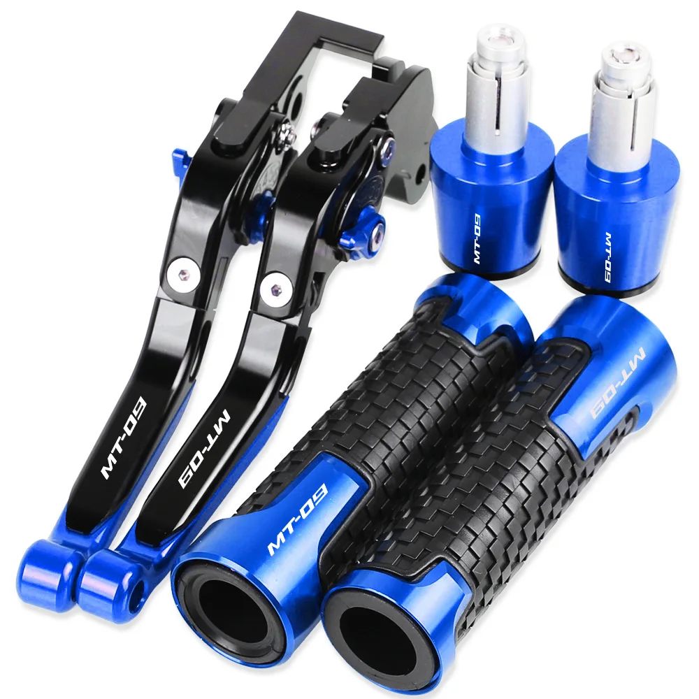 

Motorcycle Aluminum Brake Clutch Levers Handlebar Hand Grips ends For YAMAHA MT-09 2013 2014 2015 2016 2017 2018 2019 2020 2021