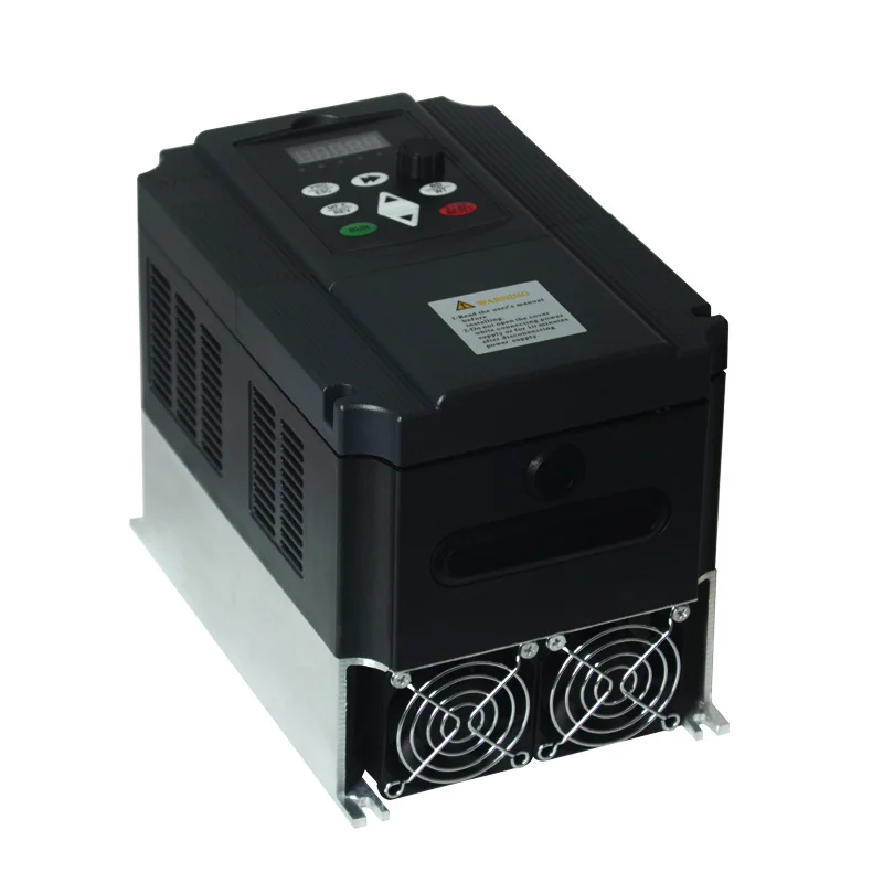Регулятор скорости для вентилятора двигателя 220V 5.5KW 3 фазы 220v выход 50 hz/60 hz AC привод частотный инвертор VFD