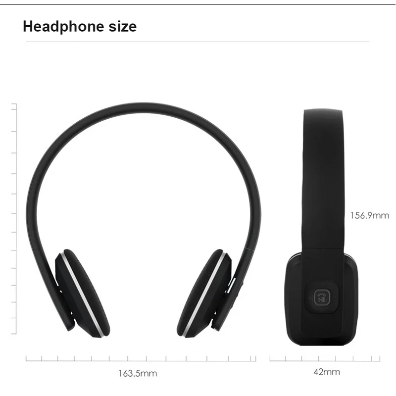 Hi-Fi стерео наушники, Bluetooth наушники, музыкальная гарнитура, беспроводные Bluetooth наушники для мобильных телефонов Xiaomi iPhone Sumsamg Tablet