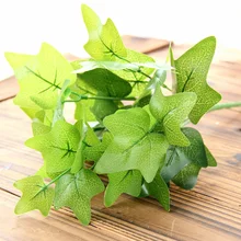10 Kind Artificial Plants Indoor Outdoor Fake Leaf Bush Home Office Garden Decor