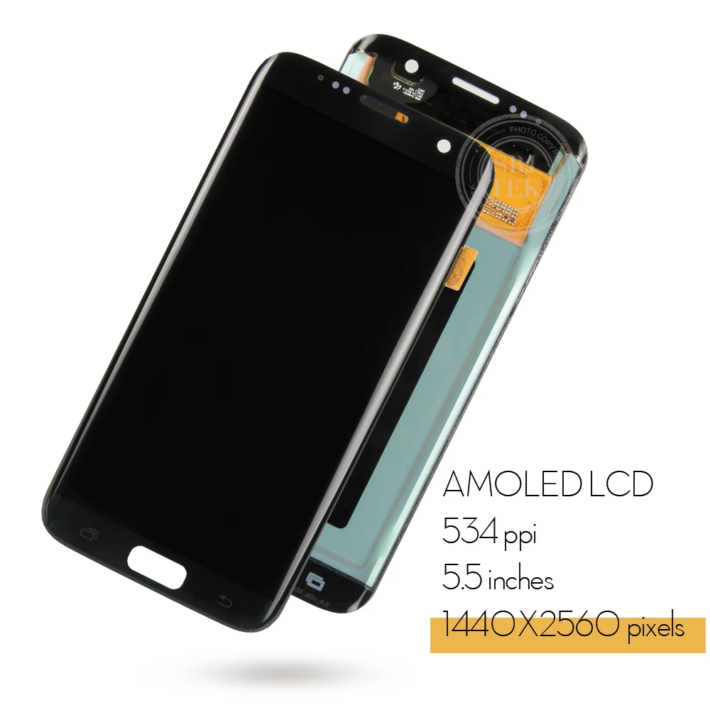 5,5 AMOLED S7 edge дисплей для SAMSUNG Galaxy S7 Edge экран дисплей сенсорный с рамкой для SASMSUNG S7 Edge lcd G935F