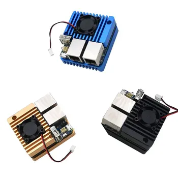 شراءل Nanopi R2s راوتر التبريد مقشر سبائك الألومنيوم اللوحة جيدة الحرارة تبديد واقية قذيفة الملحقات