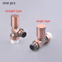 Manual temperature control valve brass control valve steam ppr control valve male heating valve angle type / straight DN20 DN25