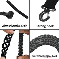 Tri-Corded Travel Clothesline for Hotel Travel Camping Laundry Room,No Pins Need 2