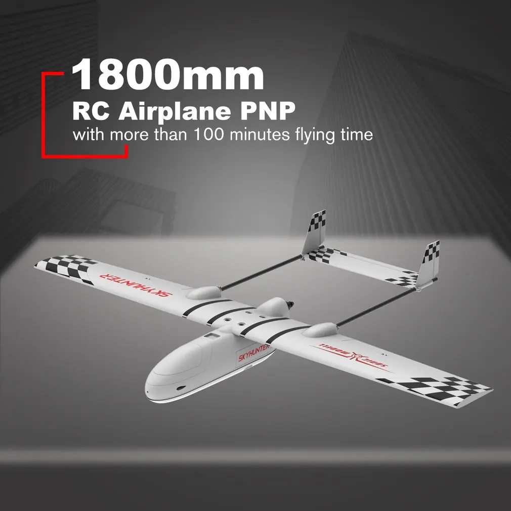 Новое обновление Skyhunter PNP 1800 мм легкий размах крыльев EPO длинный диапазон FPV uav платформа беспилотный гоночный Квадрокоптер на дистанционном управлении самолет PNP