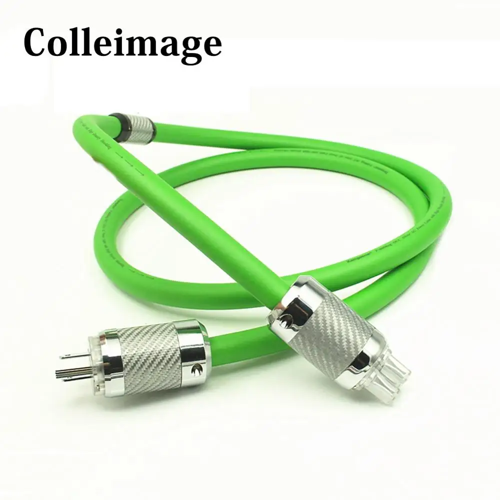 Colleimage US/EU 8N OCC посеребренный 6 ядер Hifi аудио усилитель переменного тока Шнур