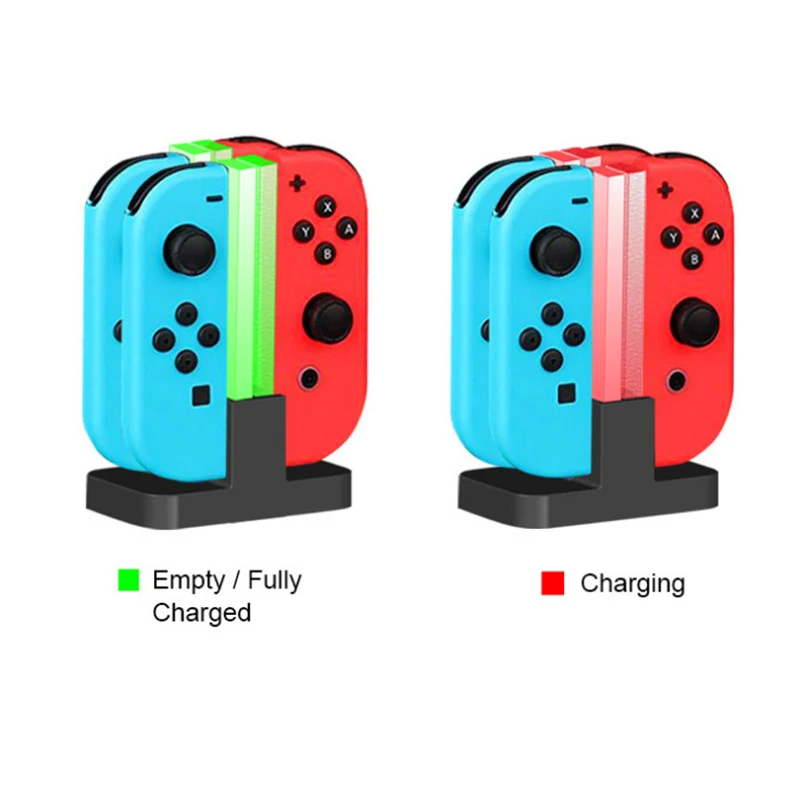 Быстрая зарядка через USB Подставка для Nintendo Switch Pro геймпад Fsat Зарядка Док