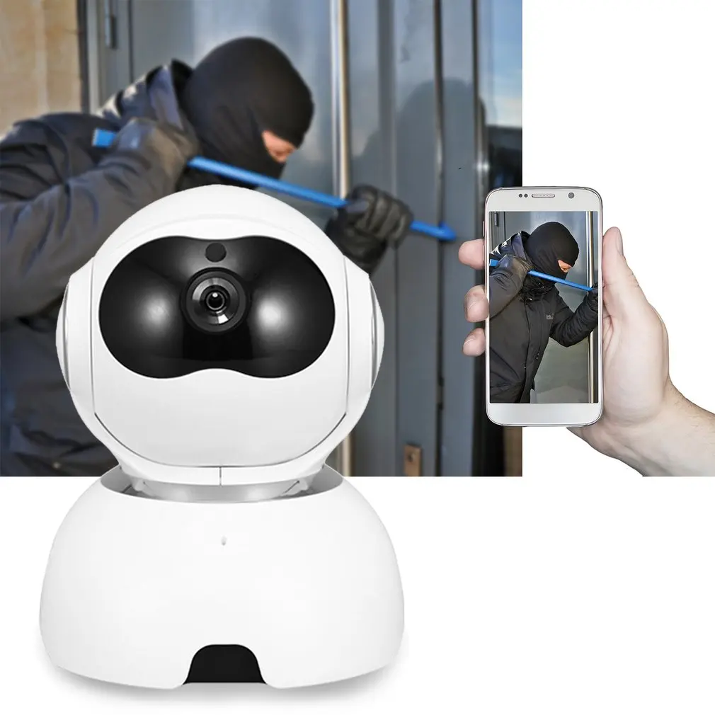 Смарт-камера Веб-камера 1080P Wifi панорамирование Wifi Ip видеокамера для просмотра монитор ночного видения 360 угол дома панорамный