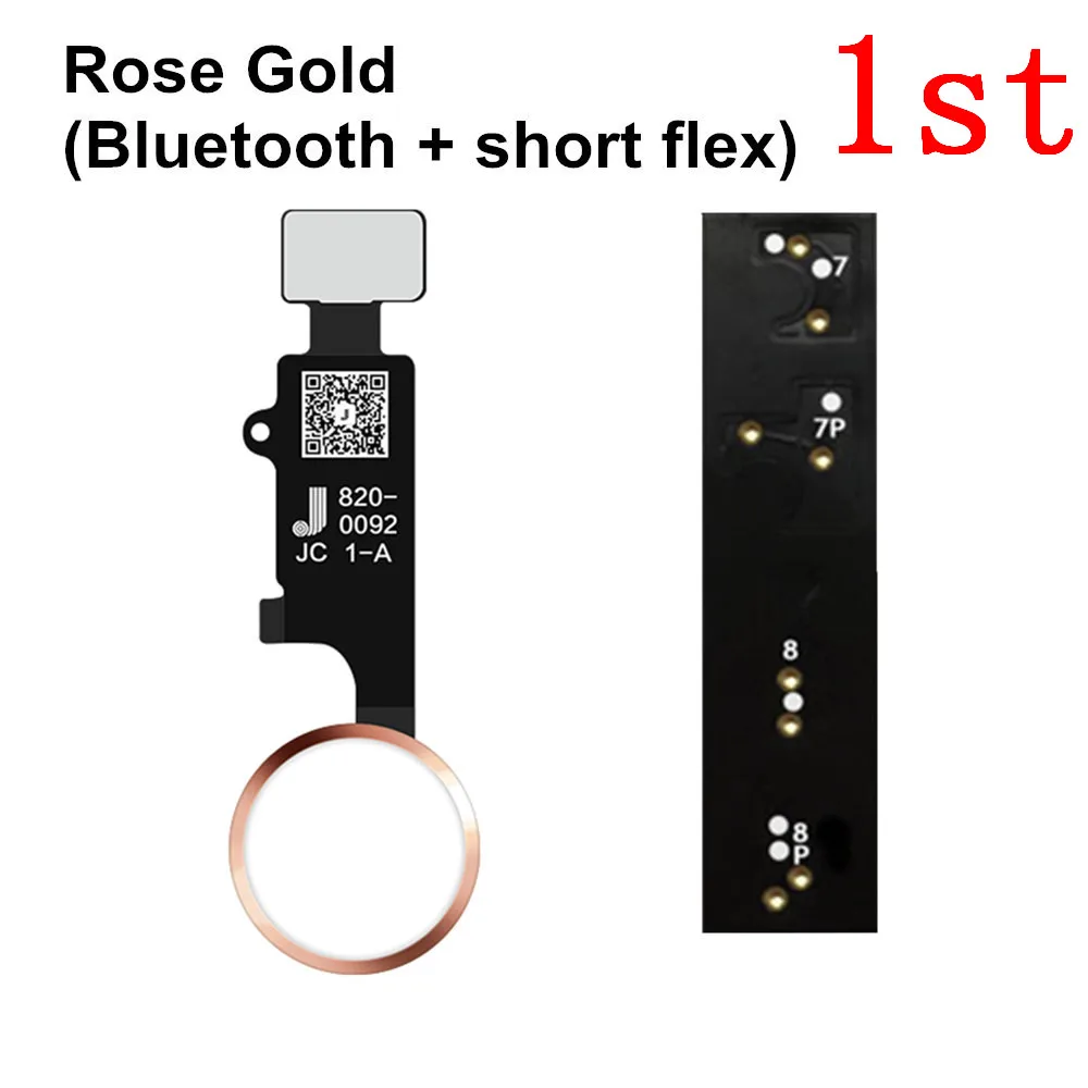 AYJ без Bluetooth Универсальная Кнопка hx Home Flex для iPhone 7 8 Plus функция возврата конечное решение Черный Белый розовое золото JC - Цвет: RoseGold-BT flex