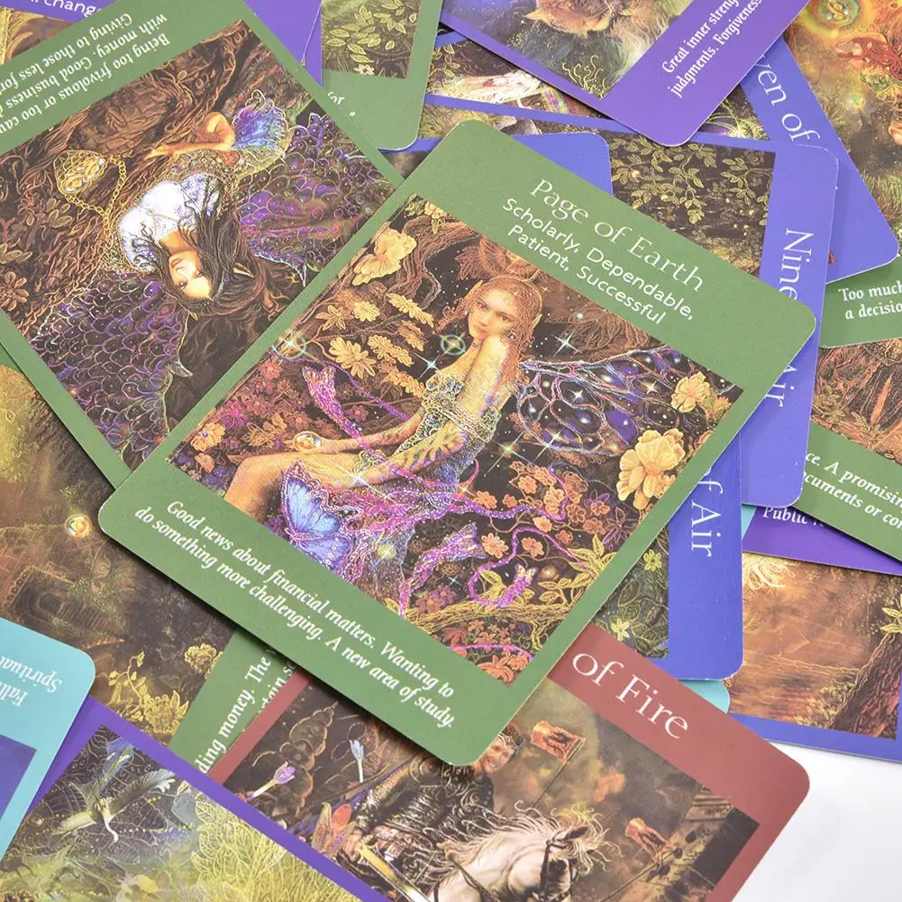 Angel Tarot Cards английская версия загадочное гадание Fate персональные игральные карты Игра настольная игра