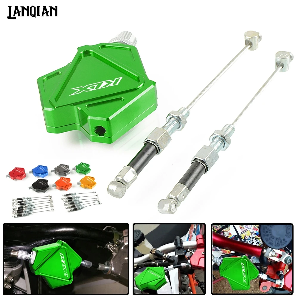 

For Kawasaki KLX Motorcycle Stunt Clutch Lever Easy Pull Cable System KLX450R KLX125 D-TRACKER125 KLX150S KLX250 D-TRACKER