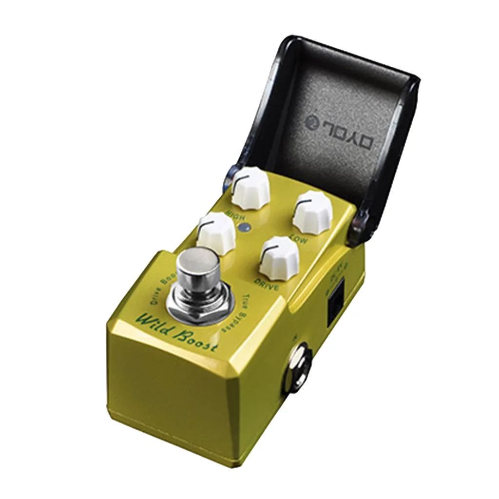 

Wild Boost Guitar Effect Pedal Single Effect Overdrive for Electric Guitar Parts - Yellow