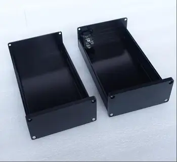 

Free shipping 0905 Black Full Aluminum Audio Amplifier Enclosure/ Mini AMP Case/ Preamp Box/ PSU Chassis