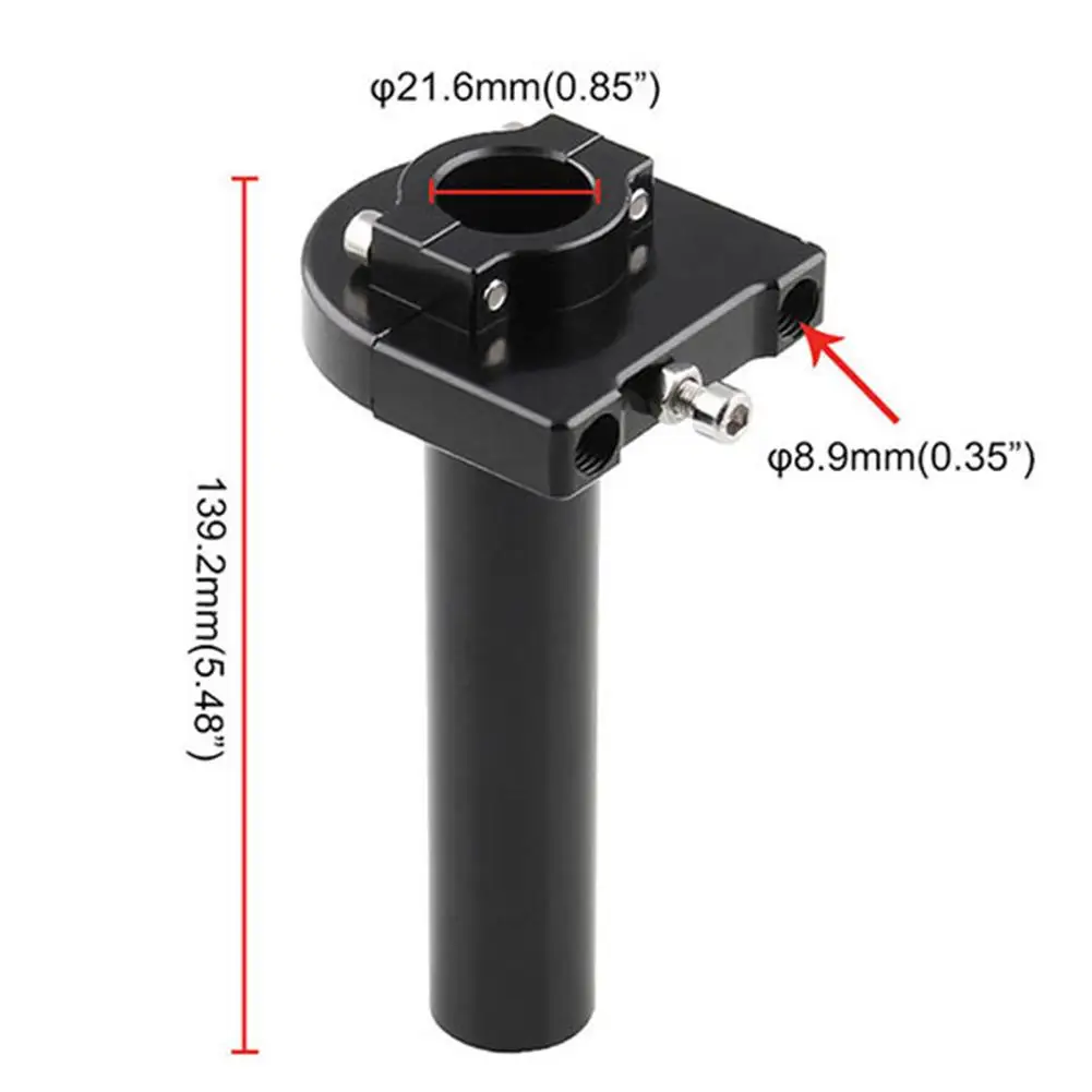 Универсальная рукоятки дроссельной заслонки мотоцикла скручивание газа дроссельной заслонки сцепление для Мопед скутера велосипеда аксессуары