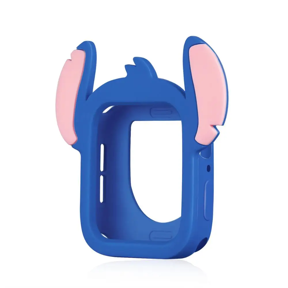 Чехол Serilabee Stitch для apple watch 4, 5, 40 мм, 44 мм, милый защитный тпу чехол s для iwatch series 4, 5 - Цвет: Синий