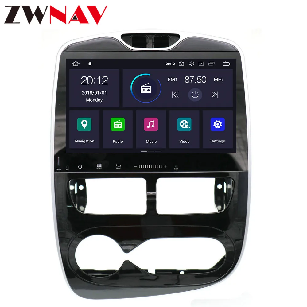 PX6 4+ 64 Android 9,0 автомобильный стерео dvd-плеер gps ГЛОНАСС навигация для Renault Clio 2013- Видео Мультимедиа Радио BT головное устройство