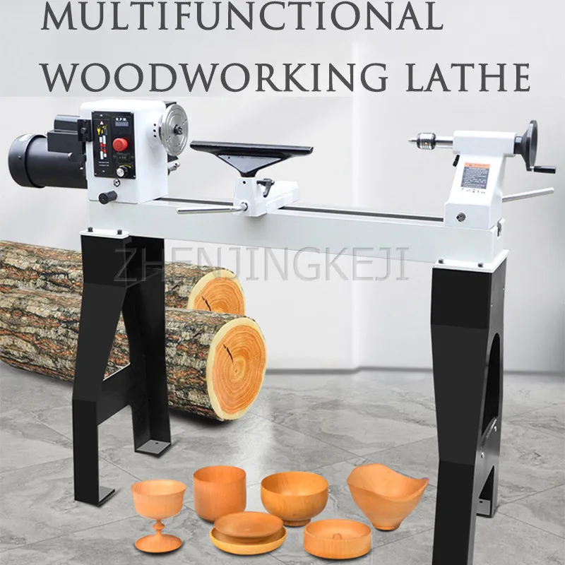 

Heavy Home Woodworking Sander Multifunction Desktop Adjustable Speed DIY Wood Crafts Polishing Machine Woodworking Lathe 220V