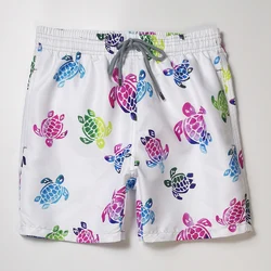 Maillot de bain pour hommes, nouvelle mode, pantalon de plage, séchage rapide, luxueux, short de planche, Boxer, bermuda, marque, 2021 