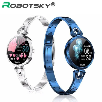 

AK15 Smart Watch ladies Fashion Women Waterproof Blood Pressure Blood Bluetooth Fitness Tracker Bracelet For Gift Android IOS