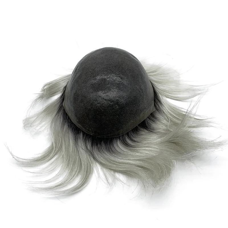 Thin Skin Base T Color Toupee Human Hair Very Cool And Very Popular