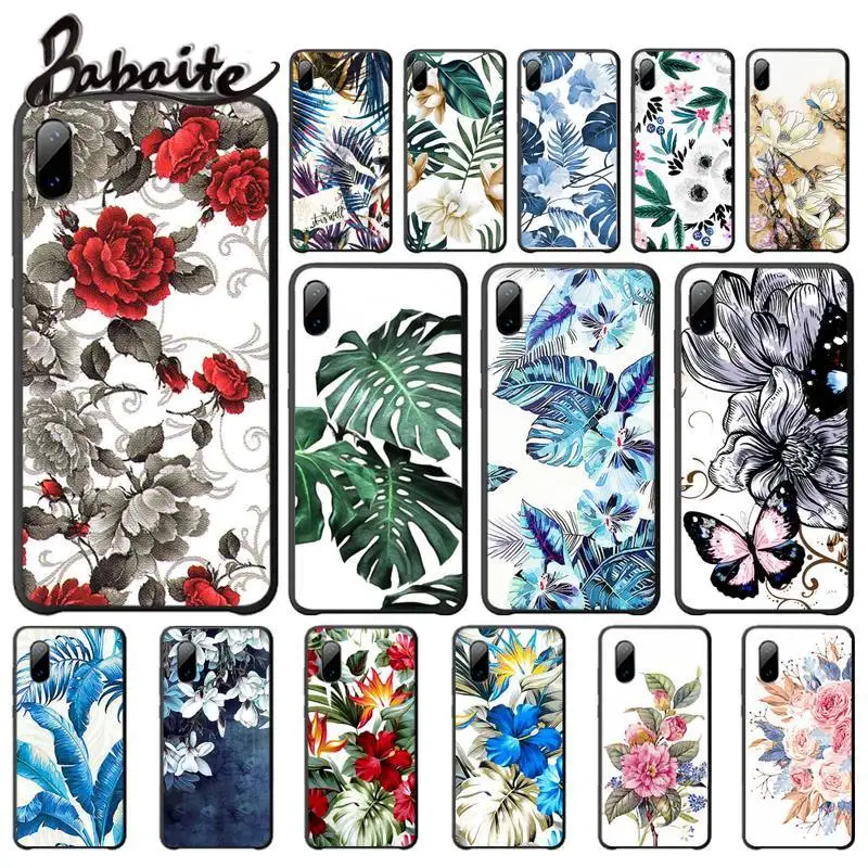 

Babaite Retro Colorful Flower Cases Cover For Huawei P8 P9 P10 P20 Lite Plus Pro Mobile Phone Accessories