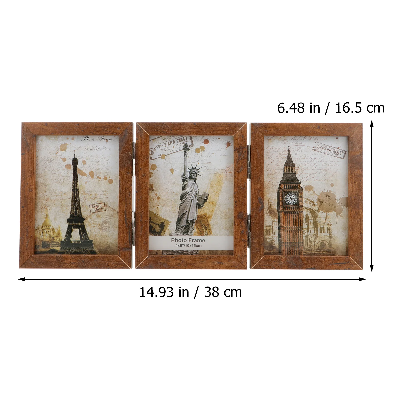 1pc Photo Frame Wooden Photo Frame Paintings Picture Frame for Home Office 