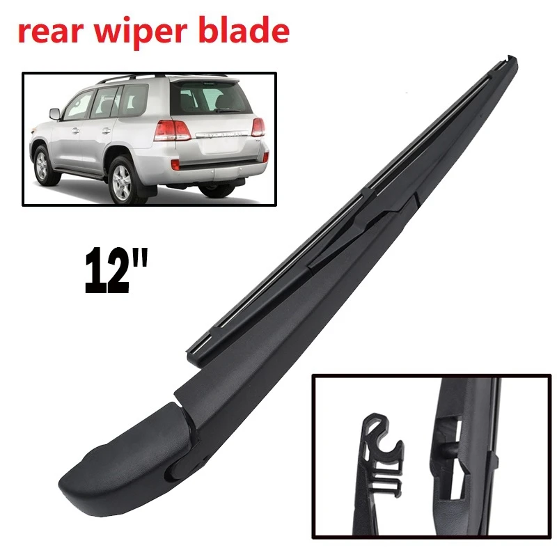Rear Windshield Wiper Arm Blade Kit for Toyota Land Cruiser Lexus LX570 2008 2015 GX470 2003