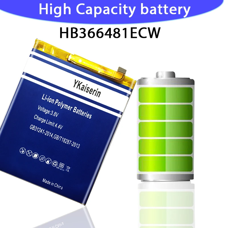 Аккумулятор 4350 мАч HB366481ECW для huawei P9 5C(P9 G9 P10 Lite) G9 Honor 8/Honor 8 Lite/Y6 II EVA-AL00/AL10/L09/TL00