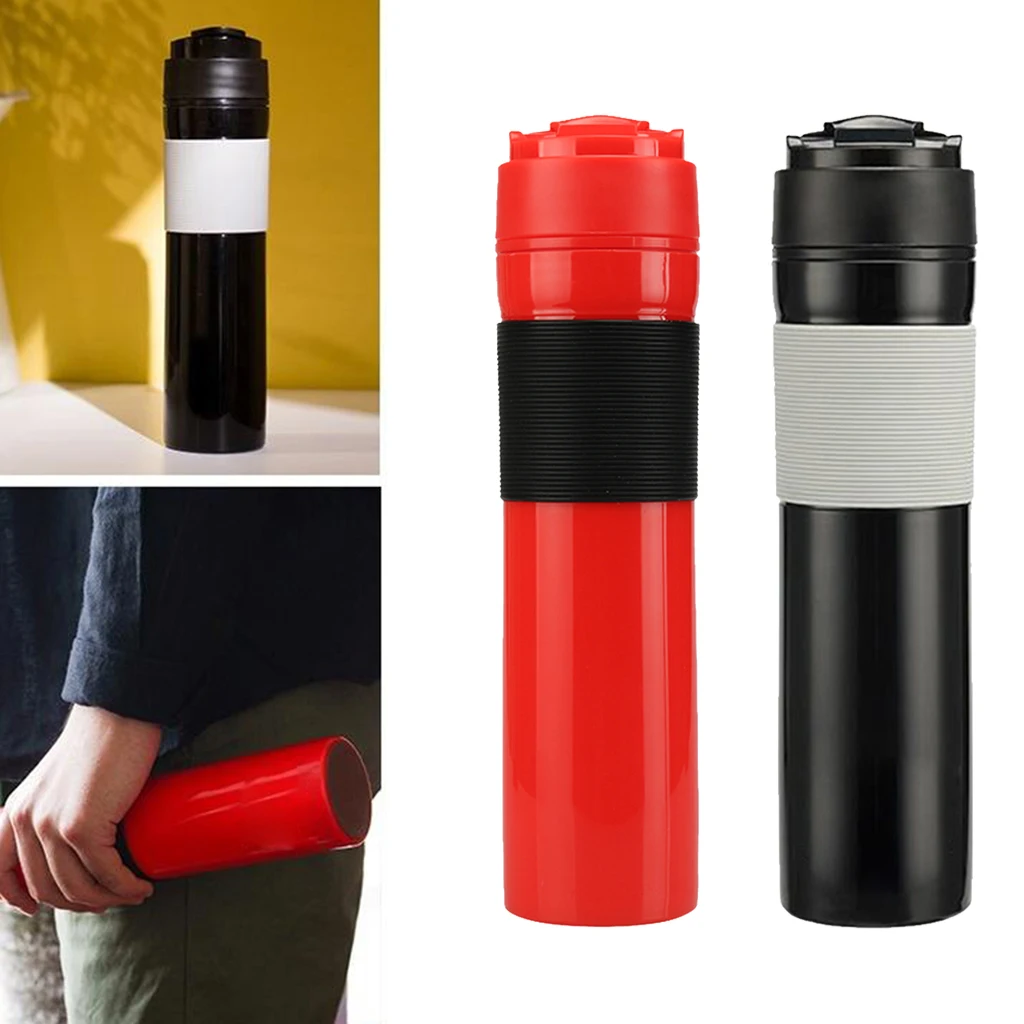 Portable French Press Tea Coffee Mug for Camping, Backpacking and Your Office