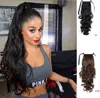 MUMUPI Long Curly Ponytail Heat Resistant Clip In Tail  Hair Extensions  Wrap on Hair Hair Ponytails Hair Piece 1