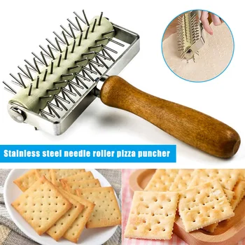 

Dough Spike Roller Wheel Bread Pie Pizza Pasta Hole Maker DIY Tool YU-Home