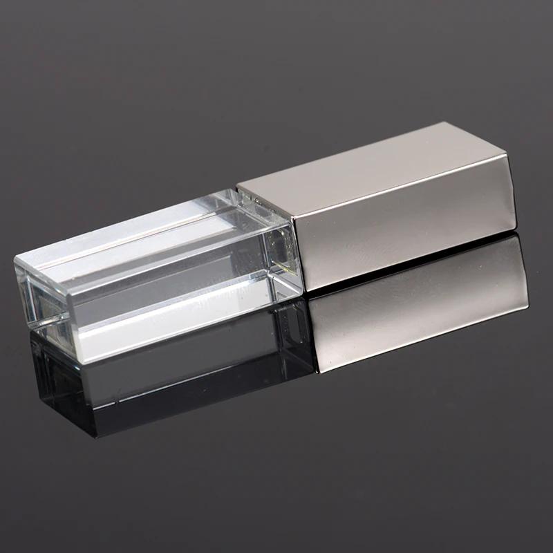 JASTER Кристальный usb палочки 3D Распечатать собственный логотип 4 Гб 16GGB флеш-накопитель USB 32 Гб 64 Гб прозрачное стекло(более 10 шт бесплатный логотип