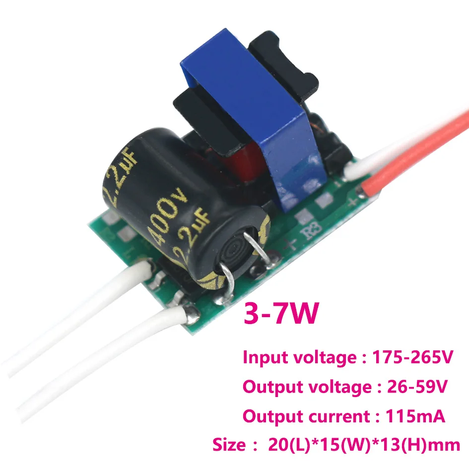 10PCS LED Nicht Isolierte Driver3w 7W 9W 12W 15W 18W 20W 24W 32W LED Netzteil AC175-265V LED Beleuchtung Transformatoren Für LED Blub – Detail 1