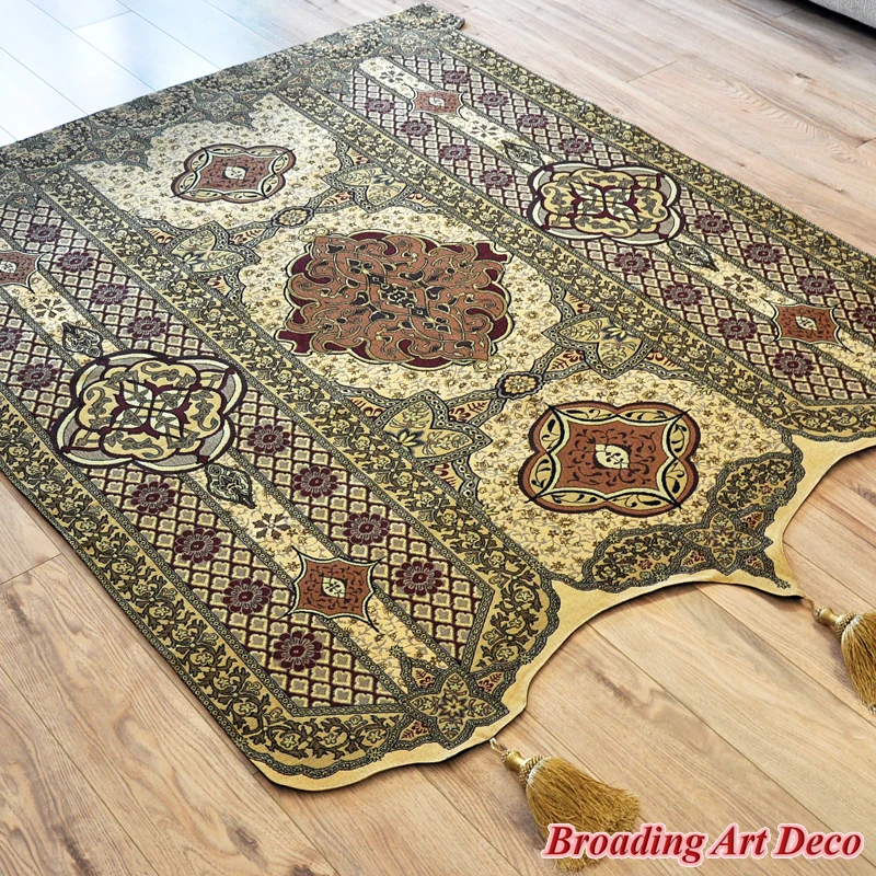 Moroccan Style II Jacquard Weave Tapestry Wall Hanging Gobelin Home Textile Art Decoration Aubusson Cotton Size 170x138cm