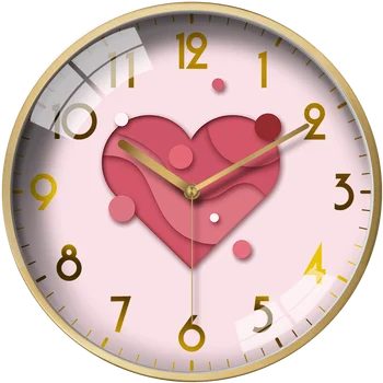 

Living Room Wall Clock Creative Bedroom Quiet Round Modern Design Timer Home Decor Personality Fashion Quartz Watches