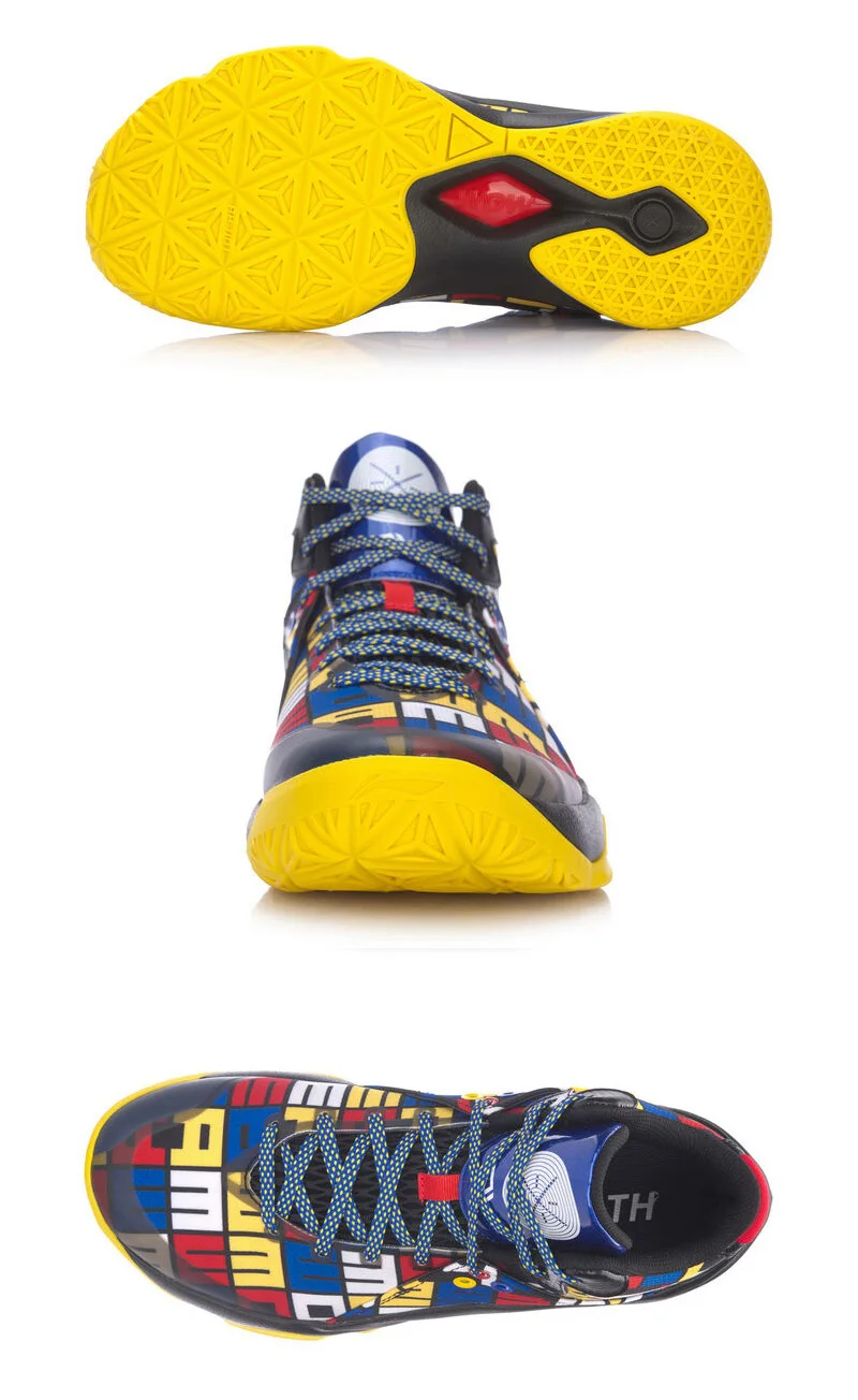 Li-Ning/Мужская профессиональная обувь для баскетбола ALL IN TEAM 4 Wade с дышащей подкладкой; спортивная обувь с облачной подкладкой; кроссовки; ABAM013