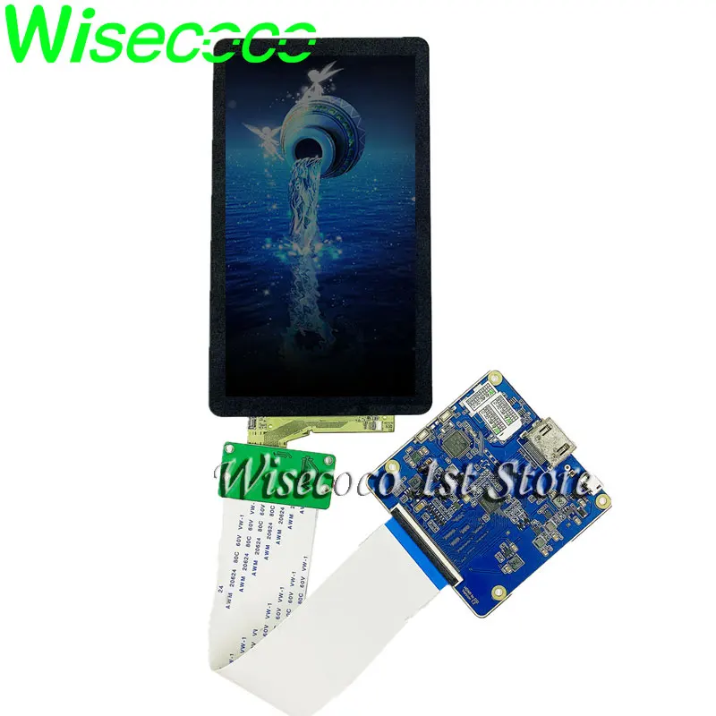ЖК дисплей Wisecoco 5 дюйма 4k для 3d принтера экран из смолы 2160x3840 UHD с Hdmi платы