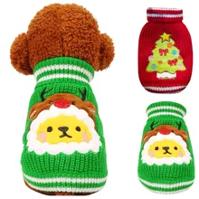 Модный теплый Рождественский свитер для питомцев, осенняя и зимняя одежда для кошек и собак, Рождественский домашний декор, товары для праздников и вечеринок#40