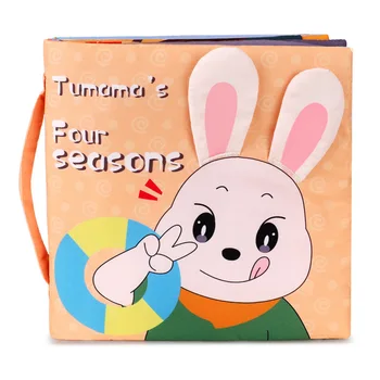 

3D Soft Cloth Baby Books Animals&Vehicle Montessori Baby Toys For Toddlers Intelligence Development Educational Toy Gifts